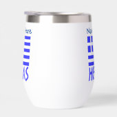 Hellas et drapeau grec Personnalisation bleue (Droite)