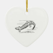 Hellbender Keramisch Ornament (Voorkant)