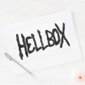 Hellbox-Sticker Rechthoekige Sticker (Envelop)