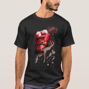 Hellboy Waterverf Design Comic Fanart T-shirt