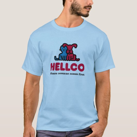 HellCo - waar de inkomsten het eerst komen T-shirt (Voorkant)