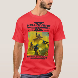 Helldivers 2 de laatste verdedigingslinie van Gala T-shirt