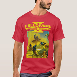 Helldivers 2 Sony PlayStation Videogame Groepssleu T-shirt