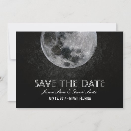 Helle Maan Save the Date Aankondigingen (Voorkant)