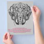 helle sjablonen flyer (Hand)