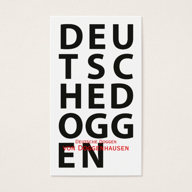 helle sjablonen visitekaartjes (Voorkant)