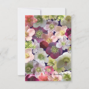 Hellebore Collage Notitiekaartje