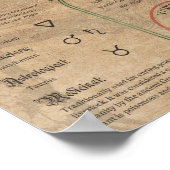 Hellebore Herbal Book of Shadows Pagan Wiccan Poster (Hoek)