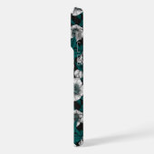 Hellebores blancs avec feuilles bleus (Côté gauche)