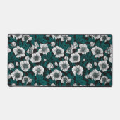 Hellebores blancs avec feuilles bleus (Recto)