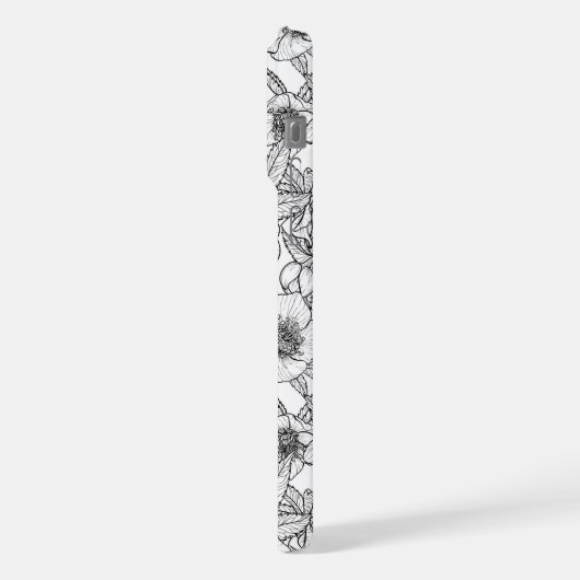 Hellebores en noir et blanc (Côté gauche)