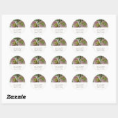 Hellebores Fleurs Adresse Stickers (Feuille)