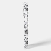 Hellebores in zwart-wit Case-Mate iPhone case (Achterkant / Links)