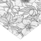 Hellebores in zwart-wit tafelkleed (Gekanteld)