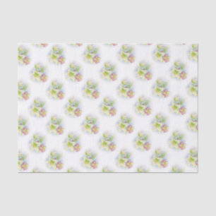 Hellebores lente groen wit tissue papier