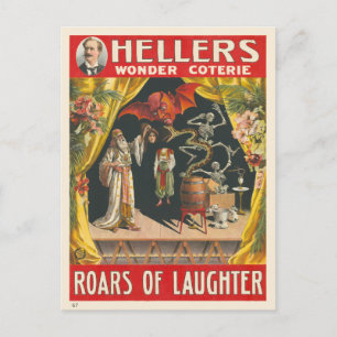 Hellers Wonder Coterie Vintage Poster Briefkaart