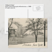 Hellgate Bridge, Astoria New York Briefkaart (Voorkant / Achterkant)