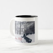 Hellgate Bridge, Astoria, NY Coffee Mug à deux ton (Devant gauche)