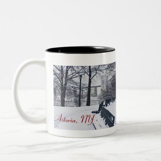 Hellgate Bridge, Astoria, NY Coffee Mug à deux ton (Gauche)