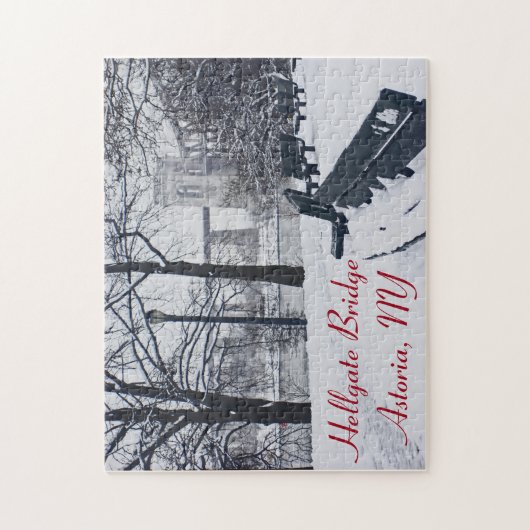 Hellgate Bridge, Astoria, NY Jigsaw Puzzle (Vertical)