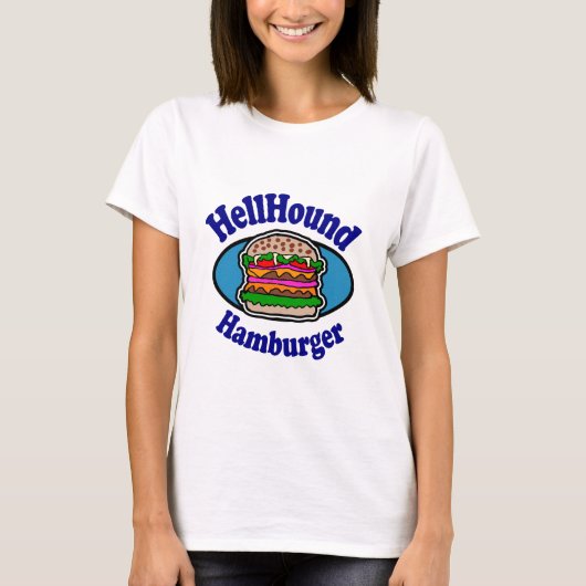 Hellhound Hamburger T-shirt (Voorkant)