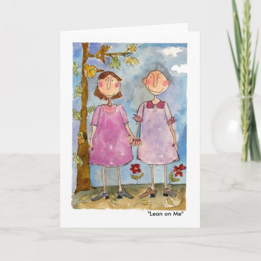 "Helling op me " Kaart (Voorkant)