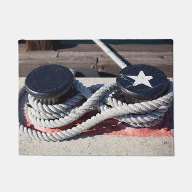 Helling verbonden met twee bollen deurmat (Voorkant)