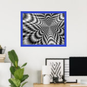 hellingszone met glibberige helling poster (Thuiskantoor)