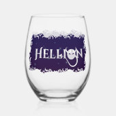 Hellions Glass Wijnglas Zonder Voet (Achterkant)