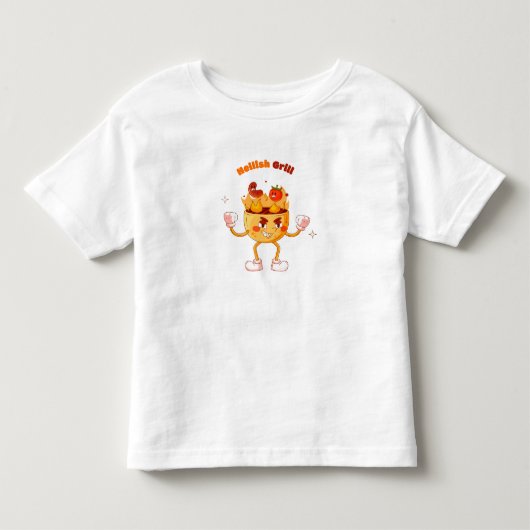 Hellish Grill Kinder Shirts (Voorkant)
