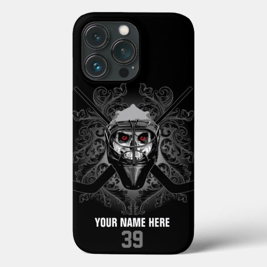 Hellish Hockey Goalie Case-Mate iPhone Case (Achterkant)