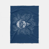 Hellish Hockey Goalie Fleece Blanket (Voorkant)