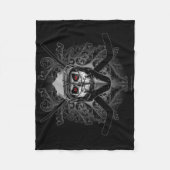 Hellish Hockey Goalie Fleece Deken (Voorkant)