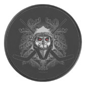 Hellish Hockey Goalie Hockey Puck (Voorkant)