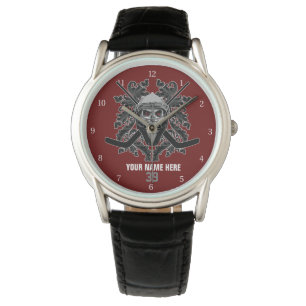 Hellish Hockey Goalie Watch Horloge