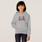 Hello 2026 Fun 3D Party Kids Pullover Hoodie (Voorkant volledig)