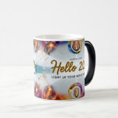 Hello 2026 Lion King Premium Color Morphing Mug (Devant droit)