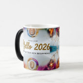 Hello 2026 Lion King Premium Color Morphing Mug (Devant gauche)