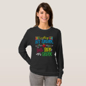 Hello 2nd Grade Teacher Student Back To School Gra T-shirt (Voorkant volledig)