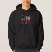 Hello 2nd Grade Teacher Team Second Grade Squad Gi Hoodie (Voorkant)