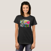 Hello 3rd grade Retro teacher team Third grade squ T-shirt (Voorkant volledig)
