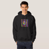 Hello 9th Ninth Grade Teacher Back To School Retro Hoodie (Voorkant volledig)