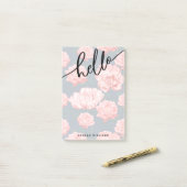 HELLO Ajouter votre nom Post-it Notes (Sur un bureau)