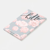 HELLO Ajouter votre nom Post-it Notes (Incliné)