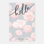 HELLO Ajouter votre nom Post-it Notes (Devant)