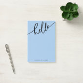 HELLO Ajouter votre nom Post-it Notes (Bureau)