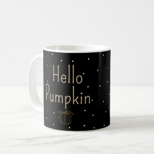 Hello Autumn Maple Leaf Coffee Mug for Cozy Fall 