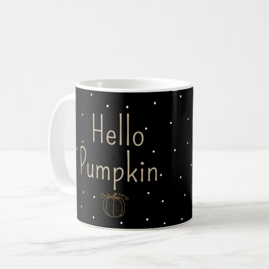 Hello Autumn Maple Leaf Coffee Mug for Cozy Fall (Devant gauche)