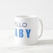 Hello Baby boy Shower Mug (Devant droit)