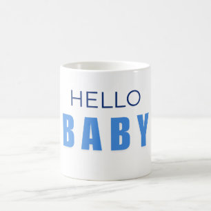 Hello Baby boy Shower Mug